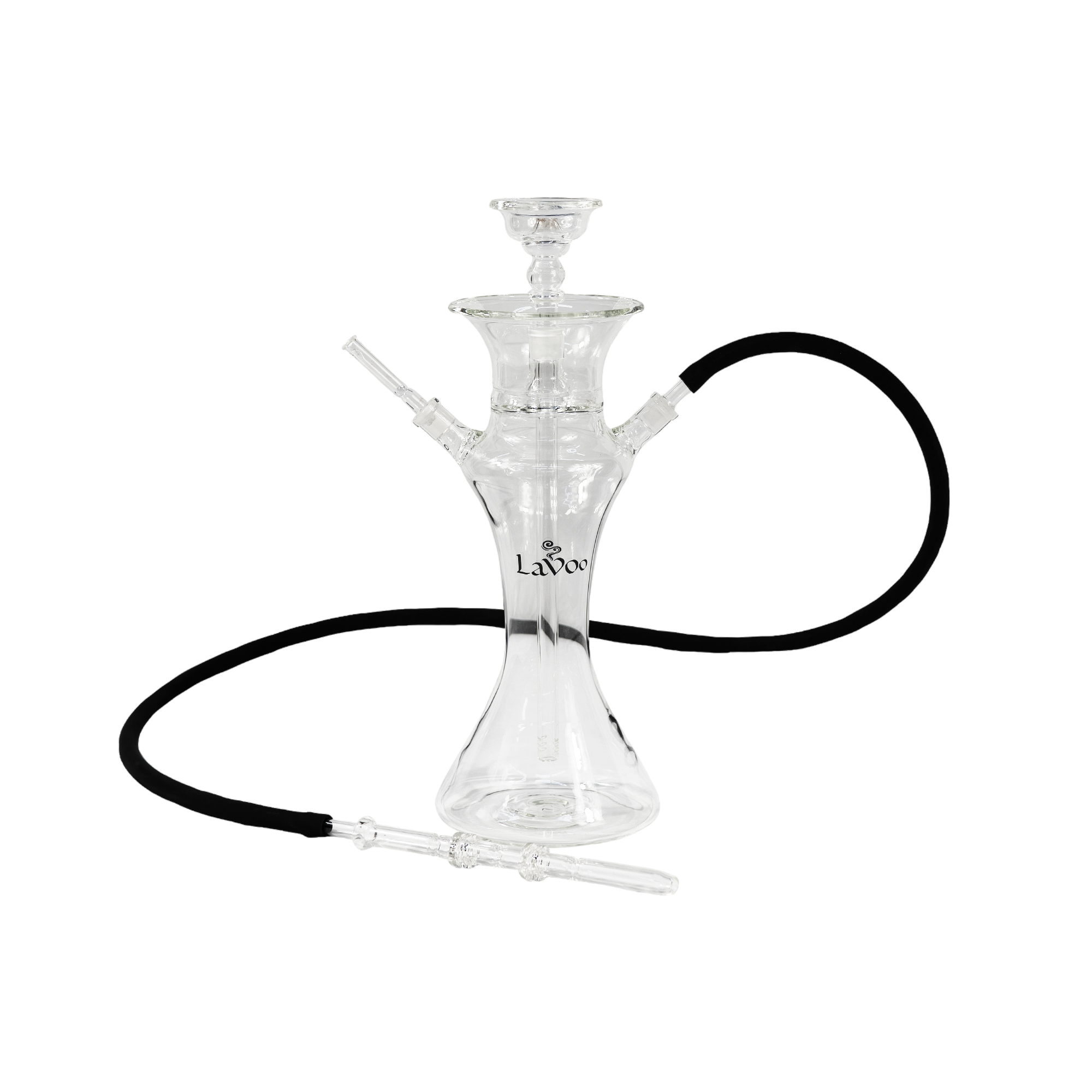 Lavoo MP1 Classic Glass Hookah - Handmade, All Glass, Built-in Ice Bucket - Lavoo