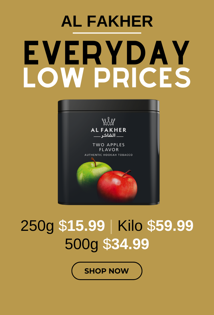 Al Fakher Mobile Banner – Premium Shisha Tobacco for Hookah Enthusiasts