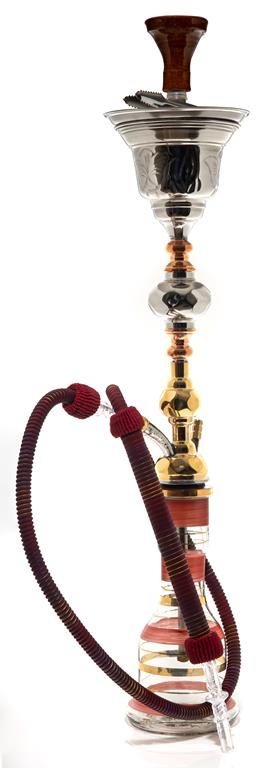 KN Hookah Egyptian Three Tone Joker Cup Chiller with Ice Chamber – 75 CM (29.5 Inches) Premium Hookah - Lavoo