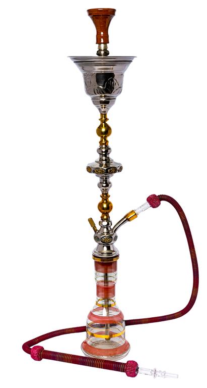 KN Hookah Egyptian Two Tone King Cup Chiller with Ice Chamber – 98 CM (38.5 Inches) Premium Hookah - Lavoo