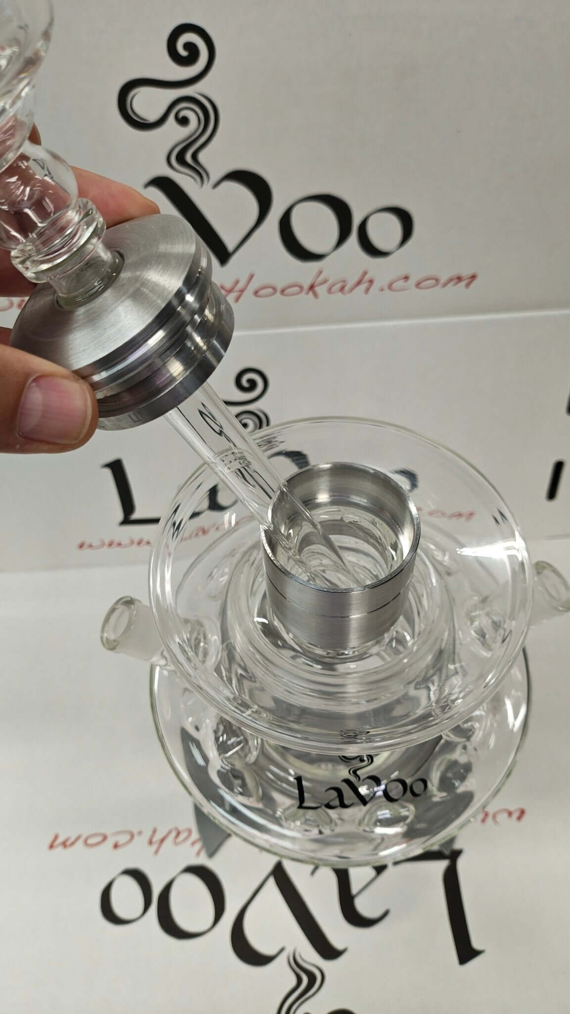 Lavoo UFO Moon Landing Hybrid Glass Hookah – A Futuristic Smoking Experience - Lavoo