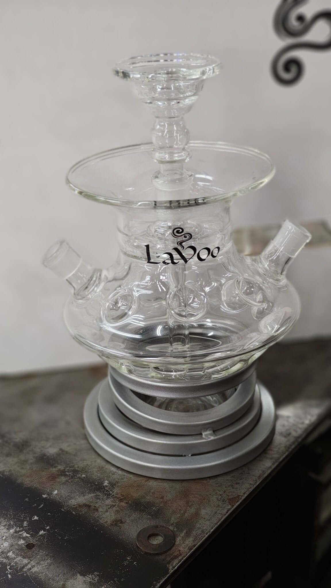 Mini UFO Glass Hookah – Compact & Futuristic Design - Lavoo