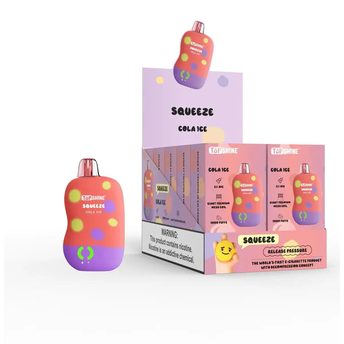 Top Shine Squeeze Ice Cola Fizz