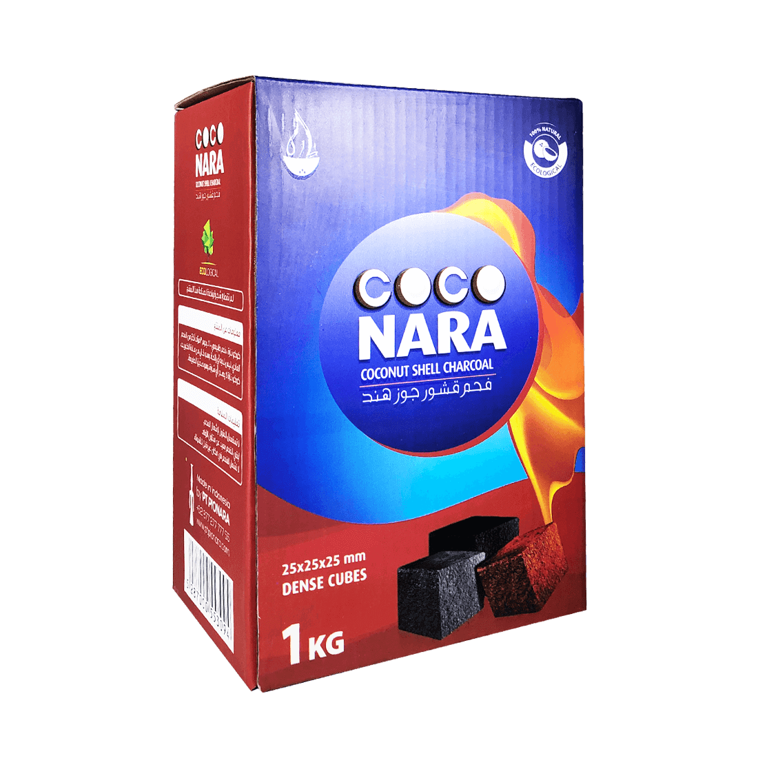 CocoNara Hookah Charcoal Cubes 1kg - Lavoo