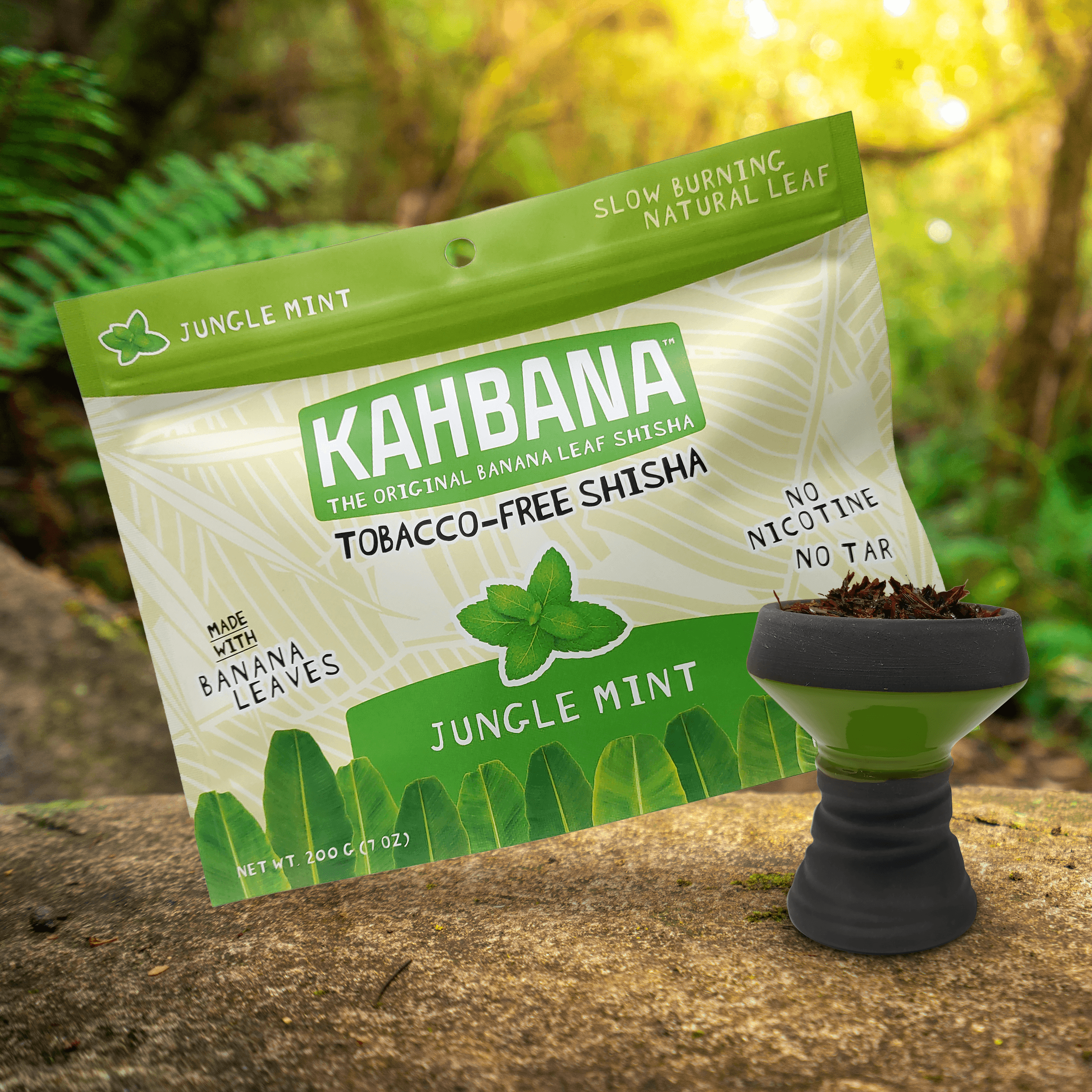 KAHBANA Original Banana Leaf Shisha Jungle Mint - Lavoo