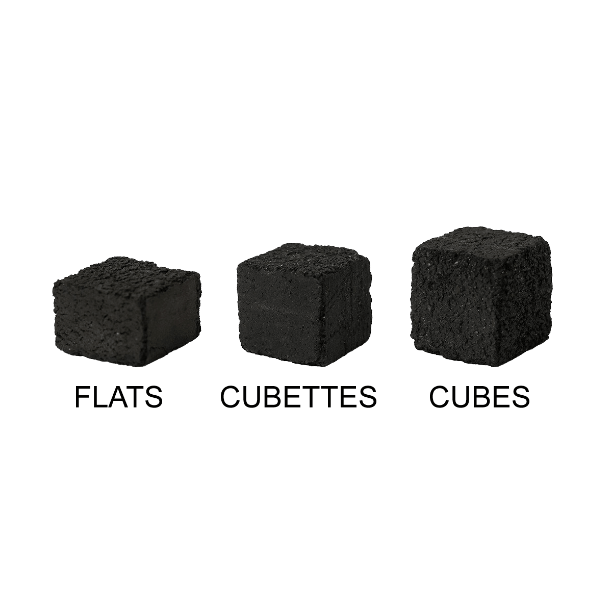 Titanium Hookah Charcoal Cubes 72pcs - Lavoo