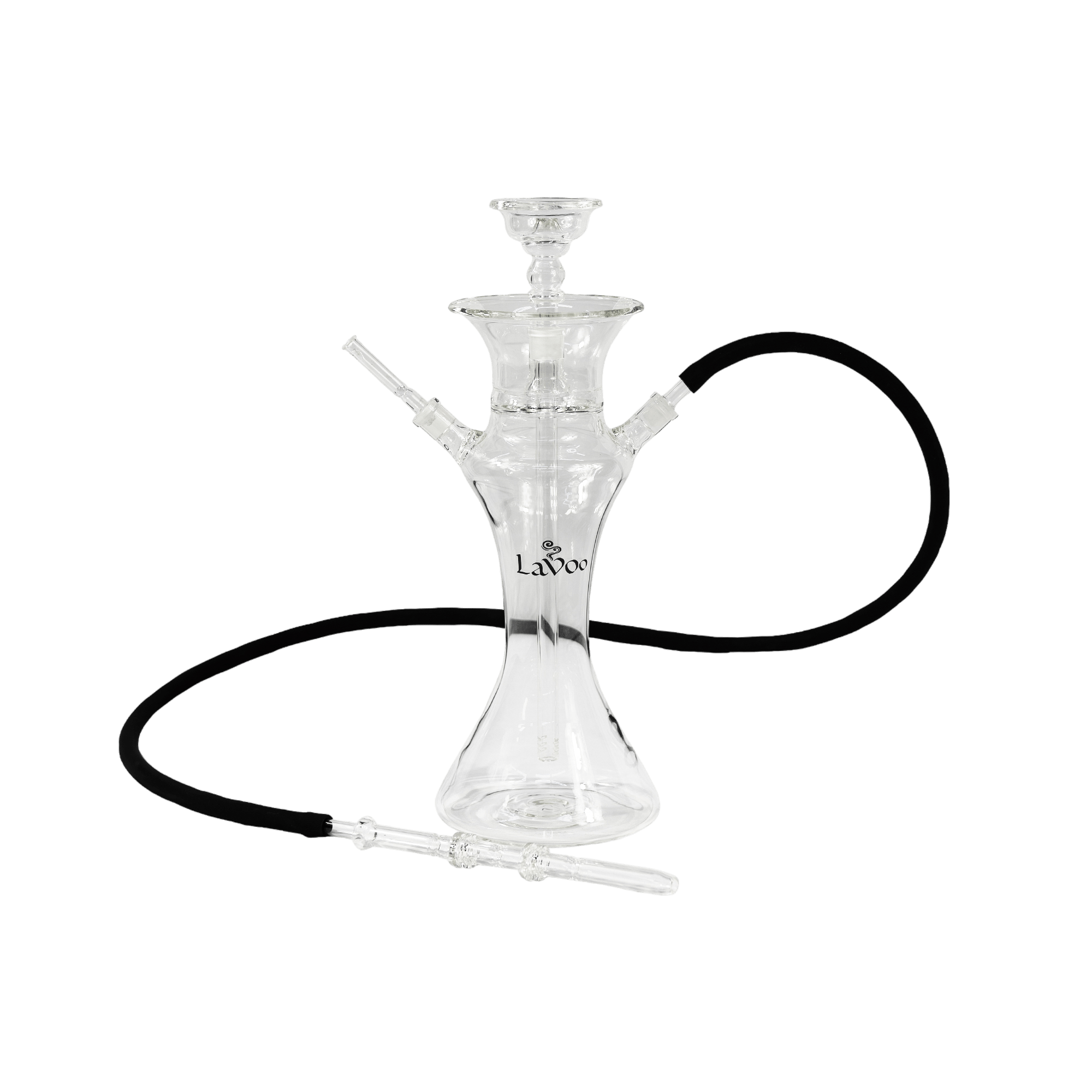 Lavoo MP1 Classic Glass Hookah - Handmade, All Glass, Built - in Ice Bucket - Lavoo