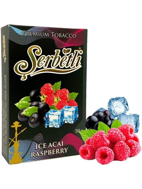 Serbetli Shisha Tobacco Ice Acai Raspberry - Lavoo