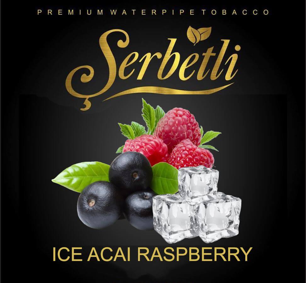 Serbetli Shisha Tobacco Ice Acai Raspberry - Lavoo