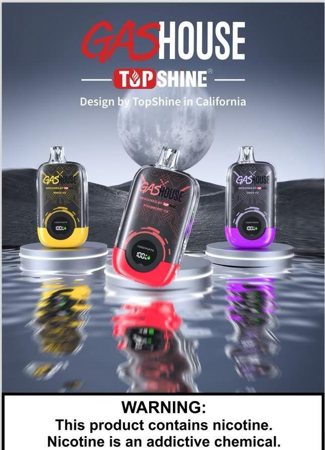 Top Shine X Gas House Disposable Vapes