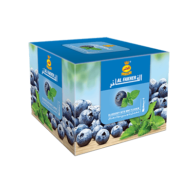 Al Fakher Shisha Tobacco Blueberry with Mint - Lavoo
