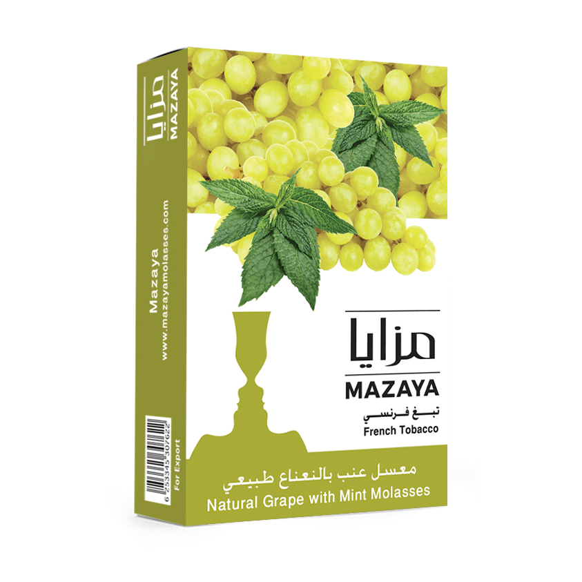 Mazaya Shisha Tobacco Grape with Mint - Lavoo