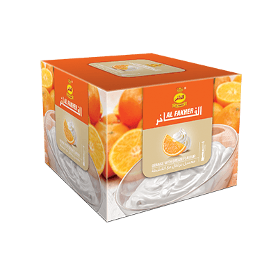 Al Fakher Shisha Tobacco Orange with Cream - Lavoo