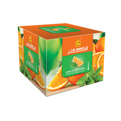 Al Fakher Shisha Tobacco Orange with Mint - Lavoo