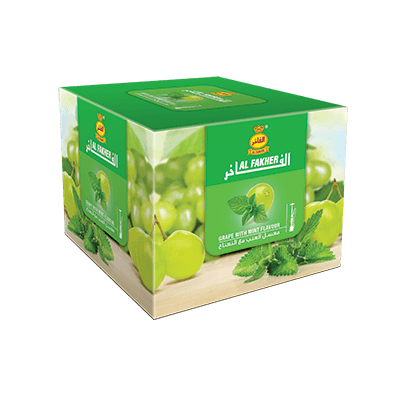 Al Fakher Shisha Tobacco Grape with Mint - Lavoo