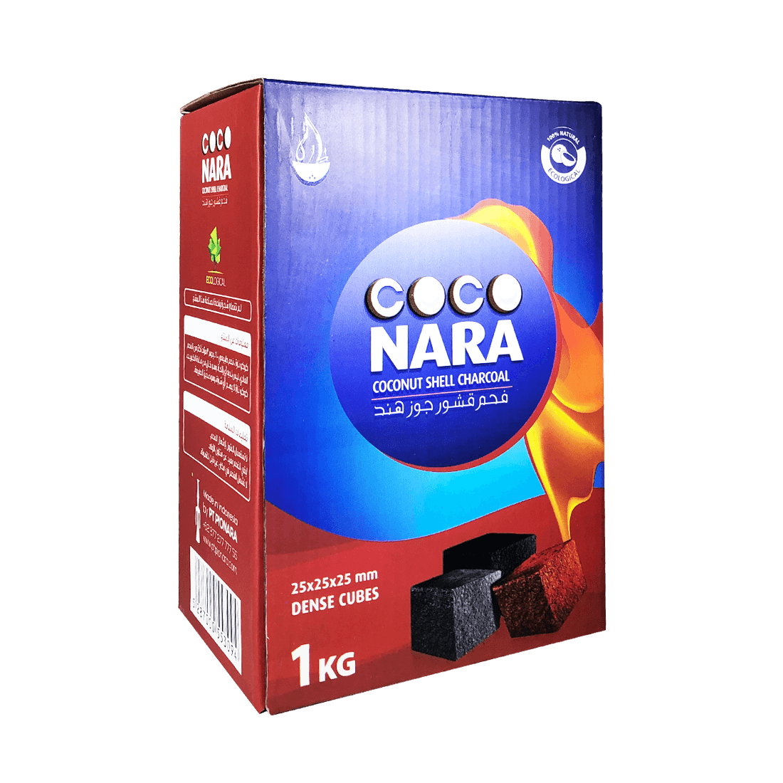 CocoNara Hookah Charcoal Cubes 1kg - Lavoo