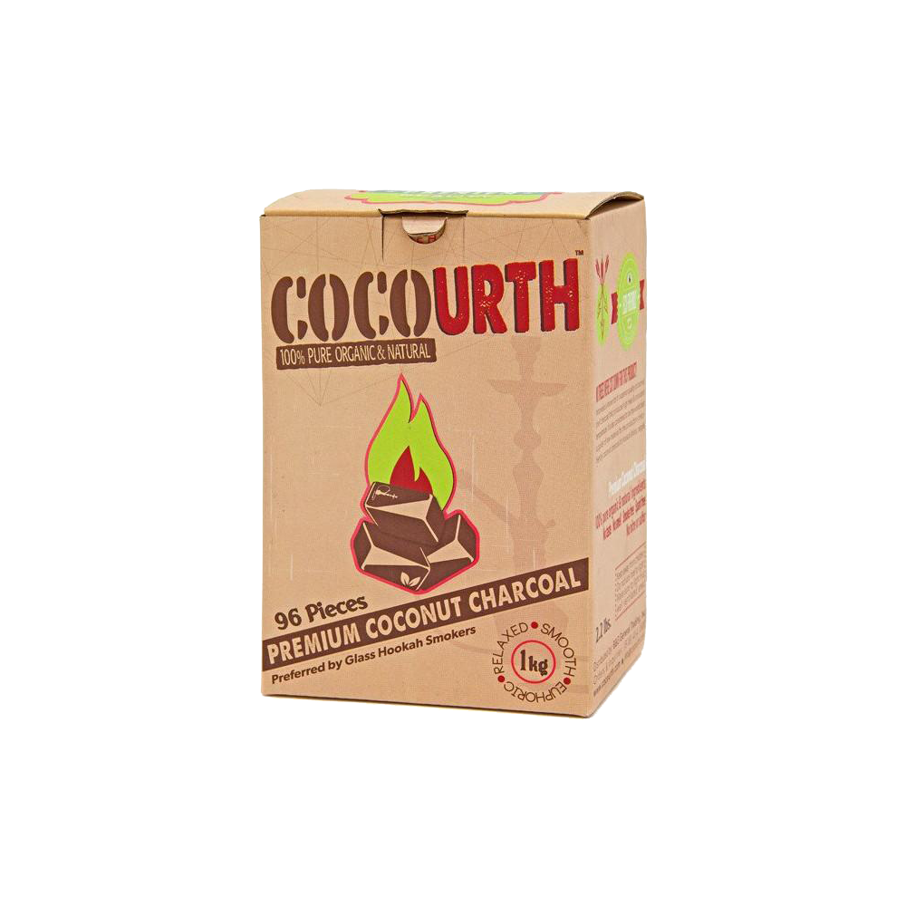 Cocourth Organic Hookah Charcoal Flats 96pcs - Lavoo