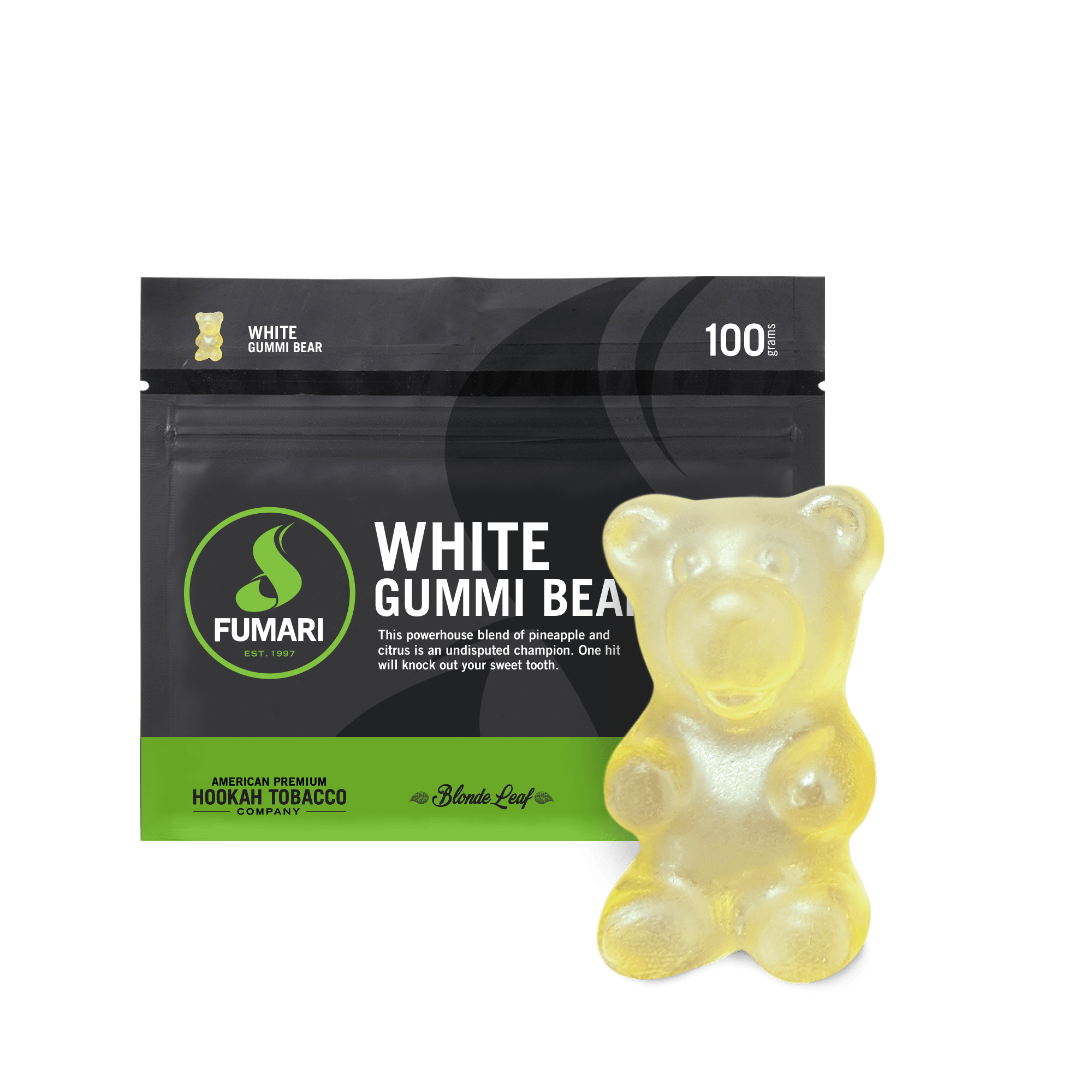 Fumari Shisha Tobacco White Gummi Bear - Lavoo