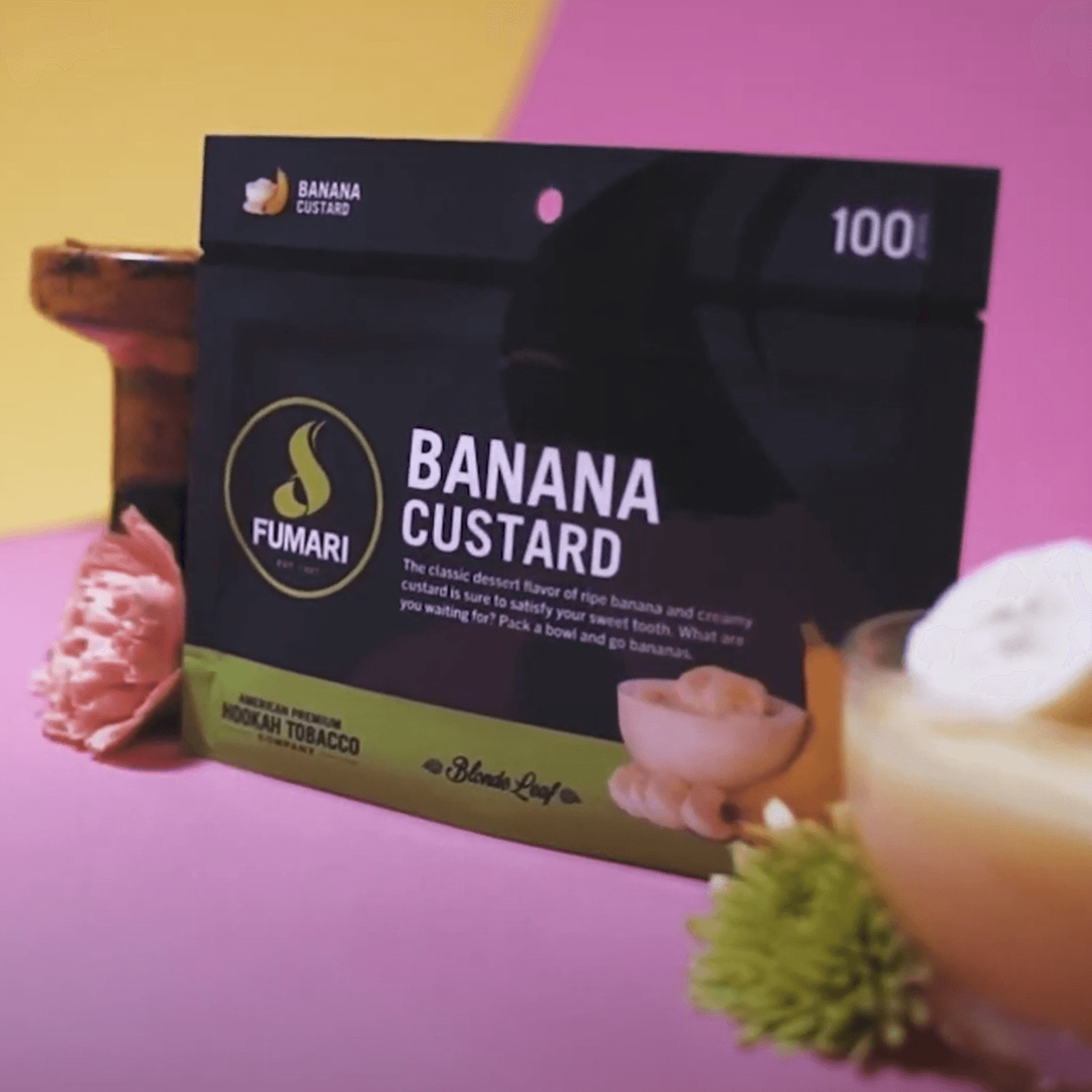 Fumari Shisha Tobacco Banana Custard - Lavoo