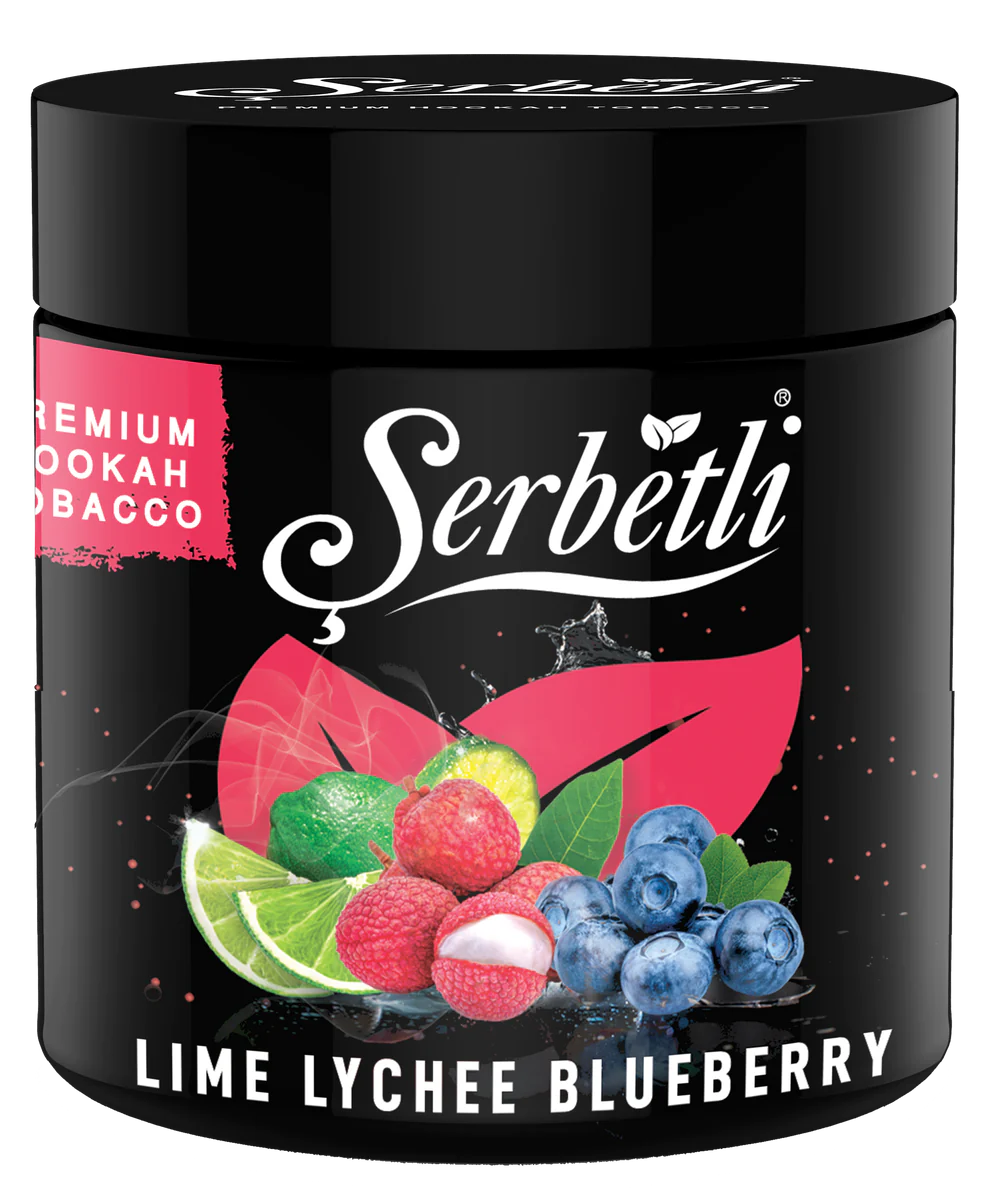 Serbetli Shisha Tobacco Lime Lychee Blueberry - Lavoo