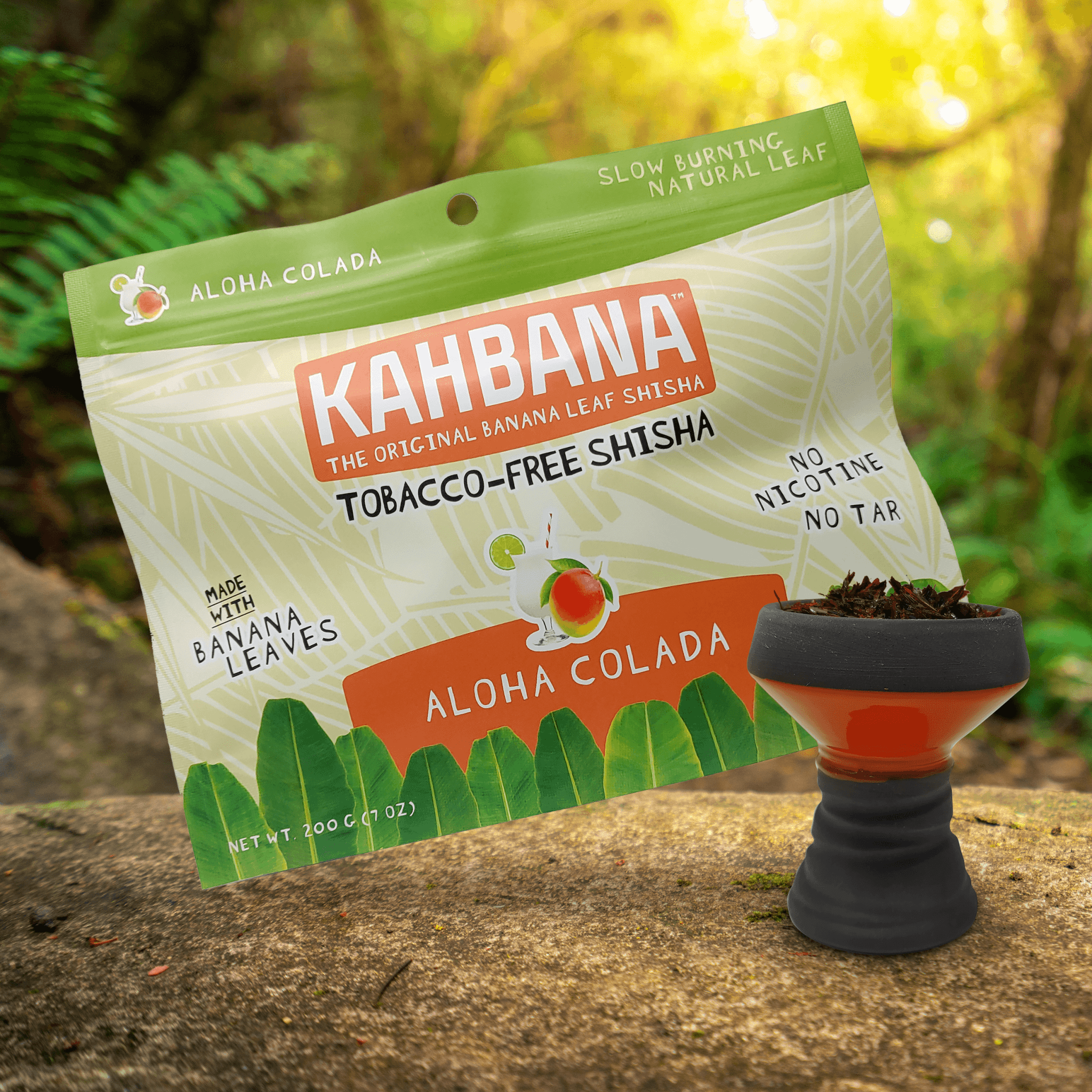 KAHBANA Original Banana Leaf Shisha Aloha Colada - Lavoo