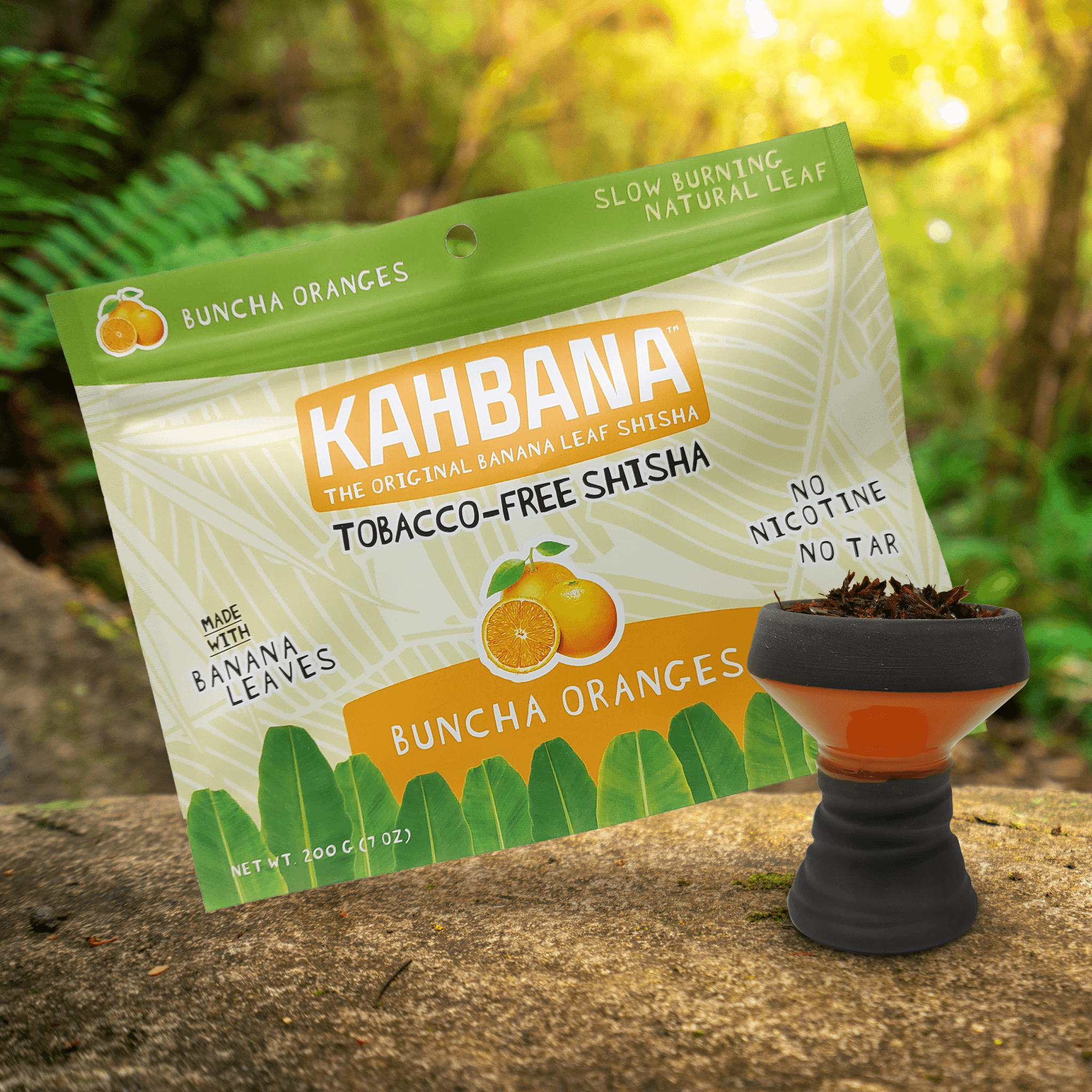 KAHBANA Original Banana Leaf Shisha Buncha Oranges - Lavoo