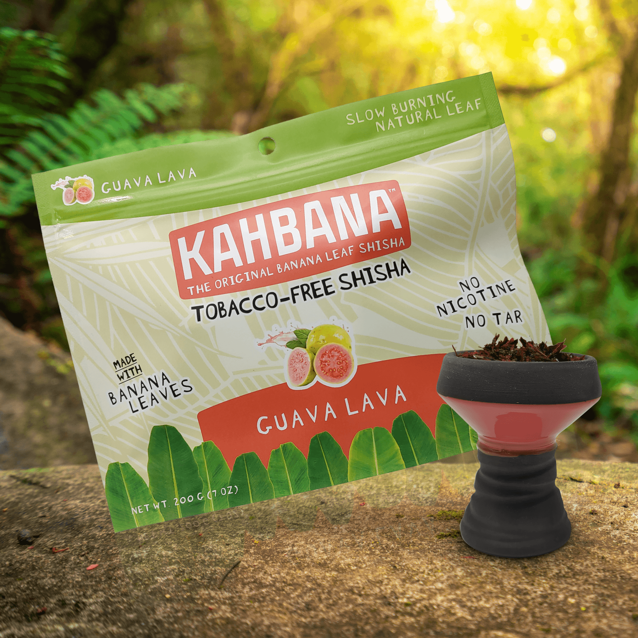 KAHBANA Original Banana Leaf Shisha Guava Lava - Lavoo