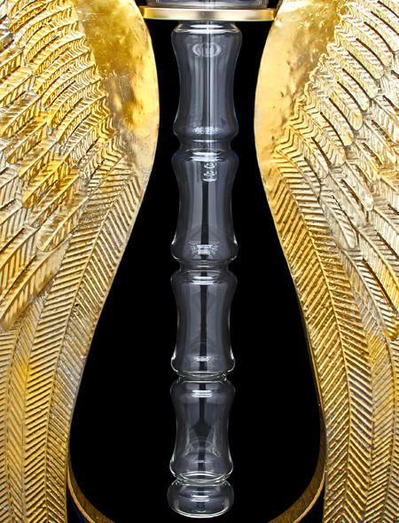 Lavoo ArchAngel Hookah with Handblown Glass and Rustic Wing Stand - Lavoo