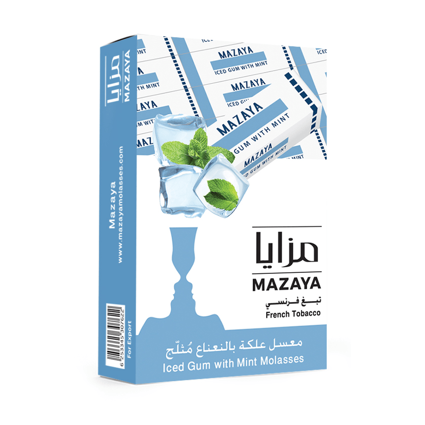 Mazaya Shisha Tobacco Iced Gum with Mint - Lavoo