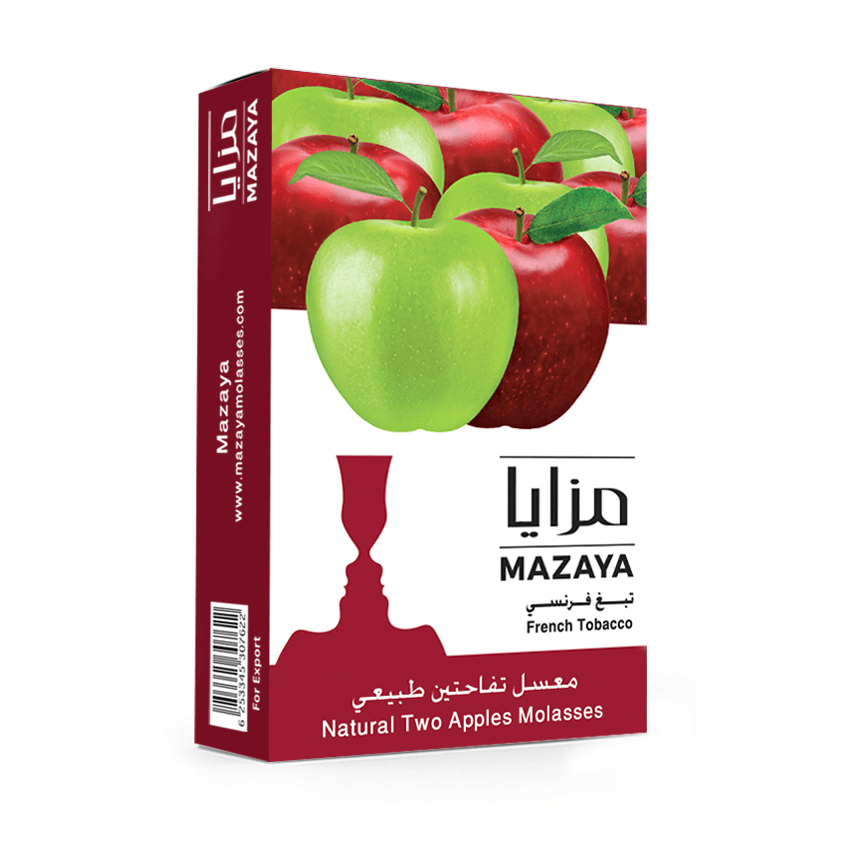 Mazaya Shisha Tobacco Two Apples - Lavoo