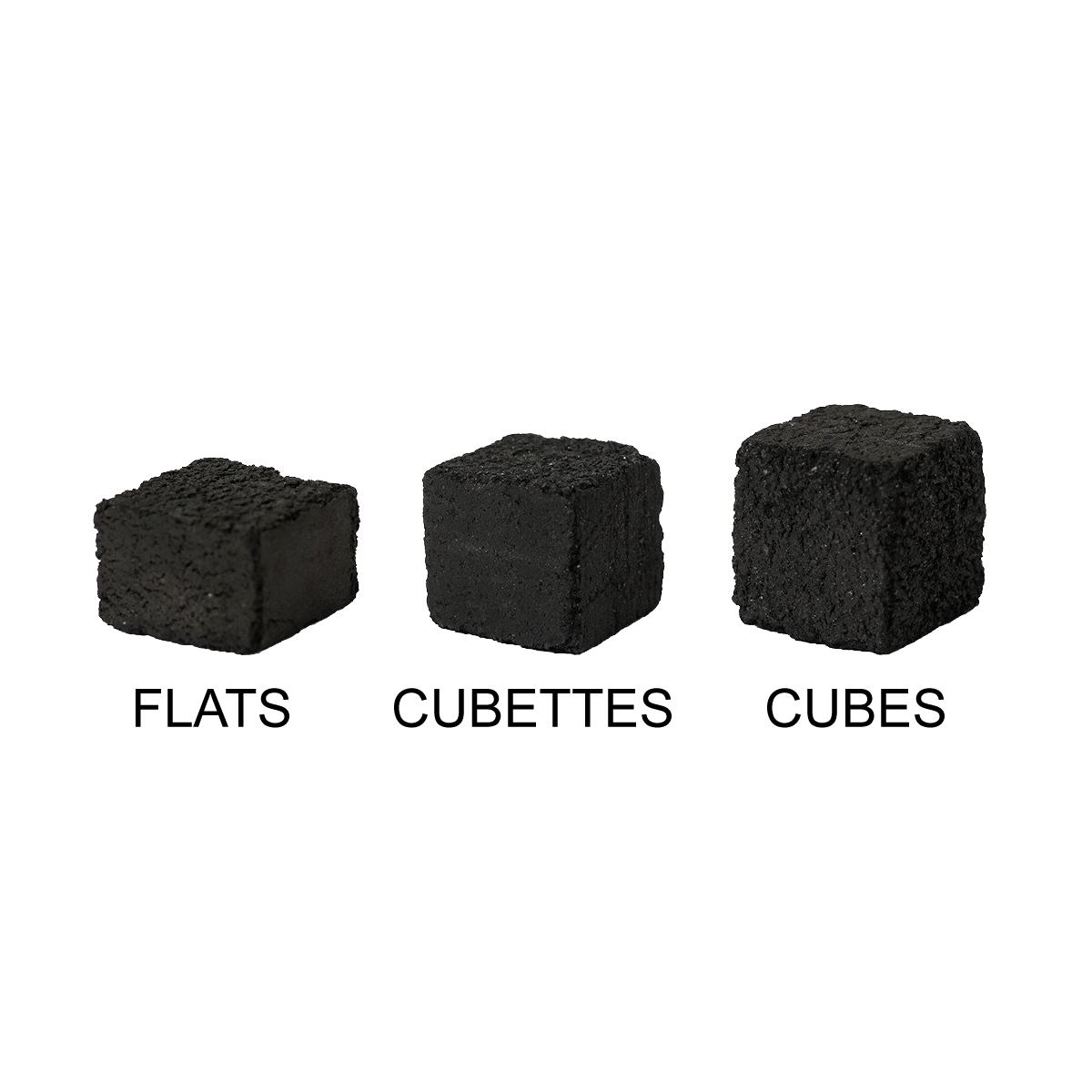 Titanium Hookah Charcoal Cubes 72pcs - Lavoo