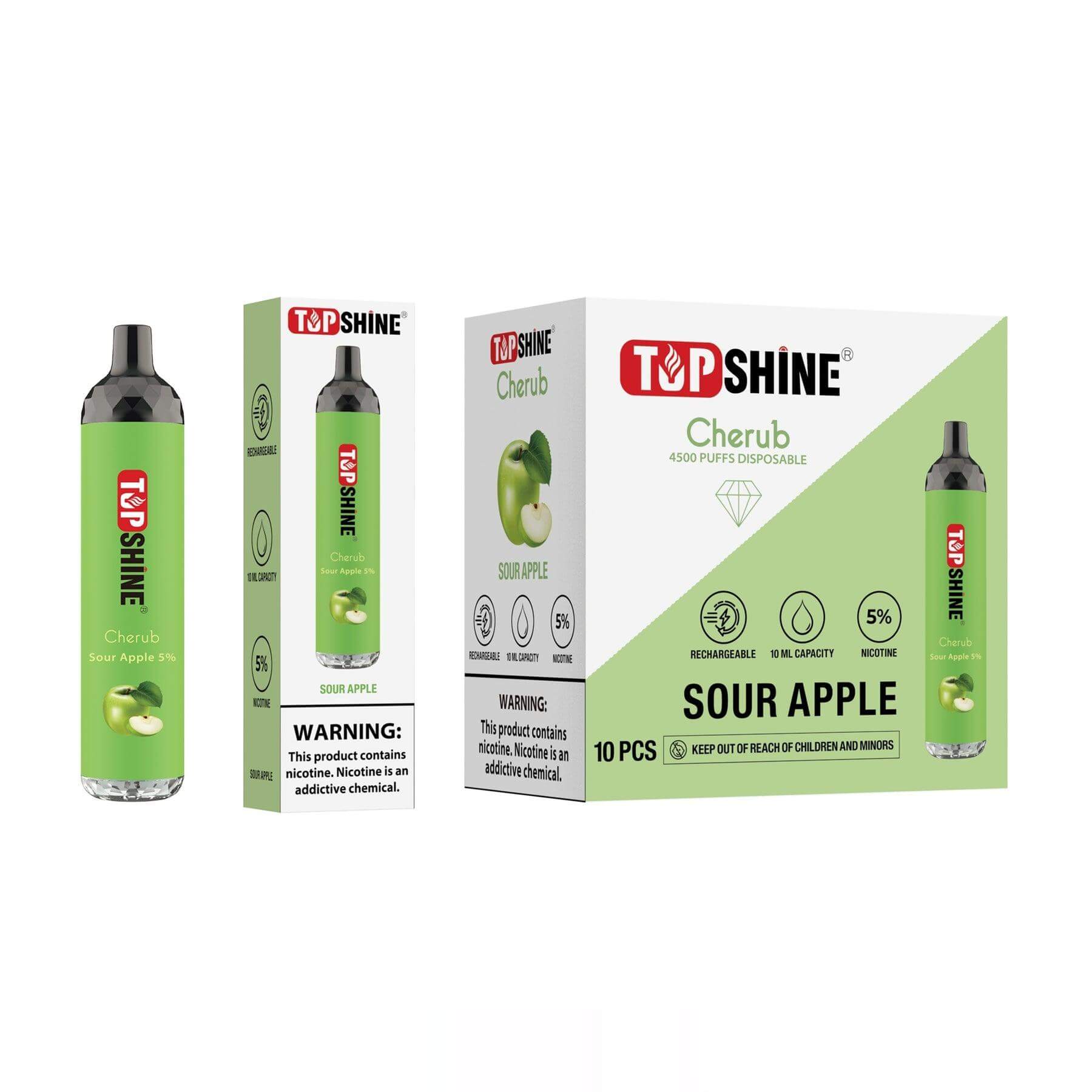 Top Shine Cherub Disposable Vape Device - Lavoo