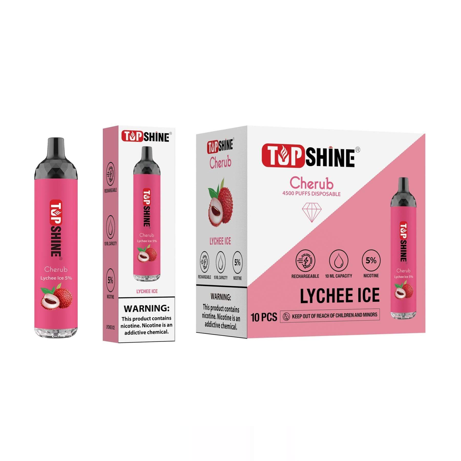 Top Shine Cherub Disposable Vape Device - Lavoo