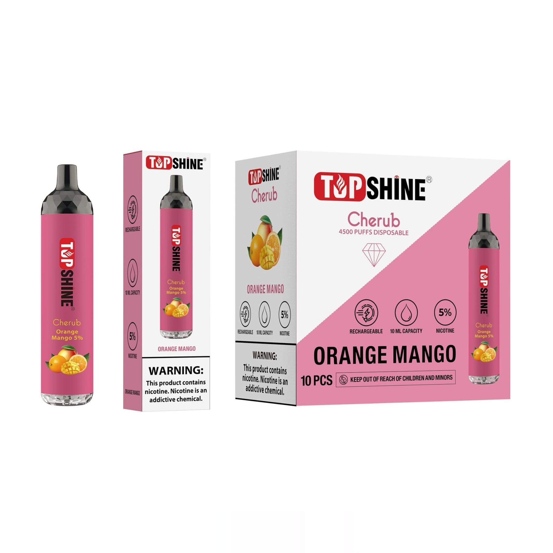Top Shine Cherub Disposable Vape Device - Lavoo