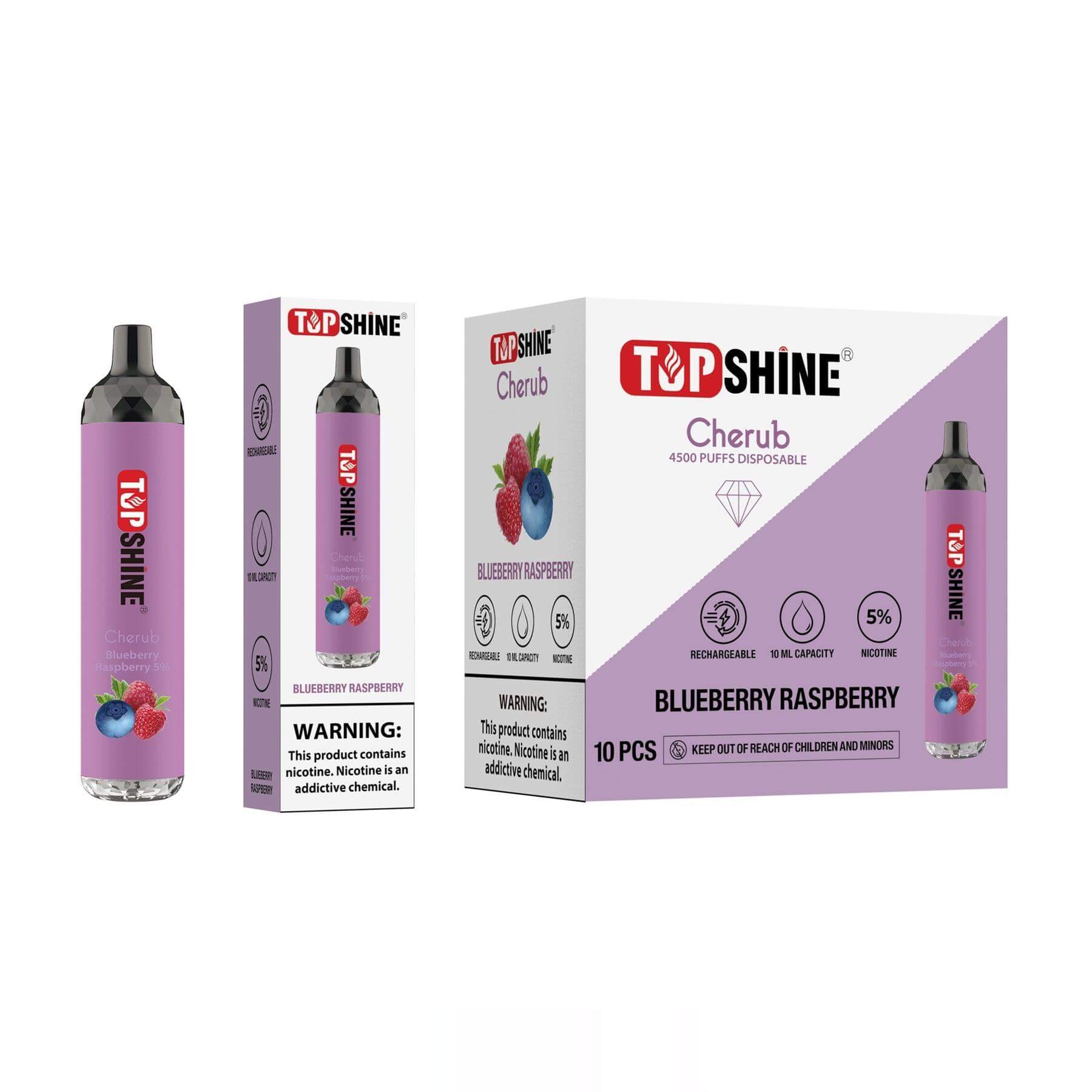 Top Shine Cherub Disposable Vape Device - Lavoo