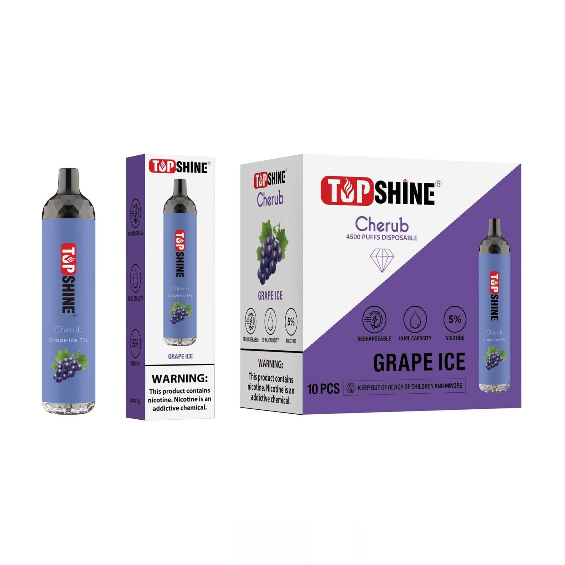 Top Shine Cherub Disposable Vape Device - Lavoo